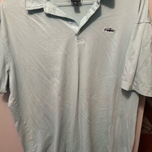Patagonia Blue Polo Shirt Classic Casual Style